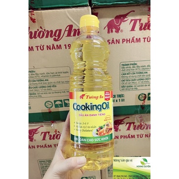 Dầu Tường An Cooking Oil chai 1 lít