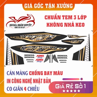 Tem xe wave (Tem rời Xe Máy Wave 110cc) chất liệu cao cấp,chống bay mầu - chống nước