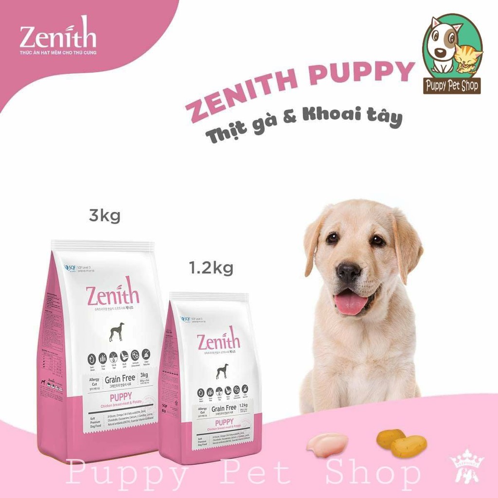 Zenith Puppy Thức Ăn Mềm Cho Chó Con Dưới 12 Tháng Tuổi