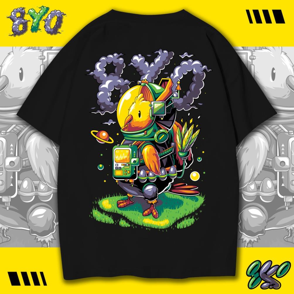 Áo thun 8YO "GÀ" LAXY - Đen  ྇