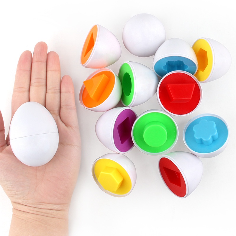Đồ Chơi Trứng Xoắn Thông Minh Nhận Biết Màu Sắc Giáo Dục Sớm Cho Bé