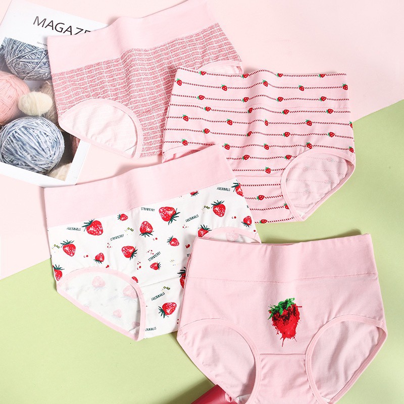 Set 4c quần lót nữ cotton Quảng Châu cao cấp co giãn 4 chiều