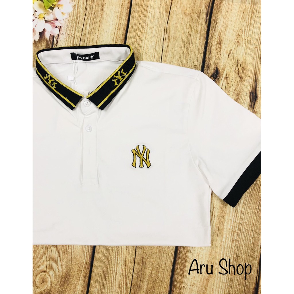Áo Polo Nam Thêu chữ Chất Cotton, Thoáng Mát, Áo Ngắn Tay Có Cổ