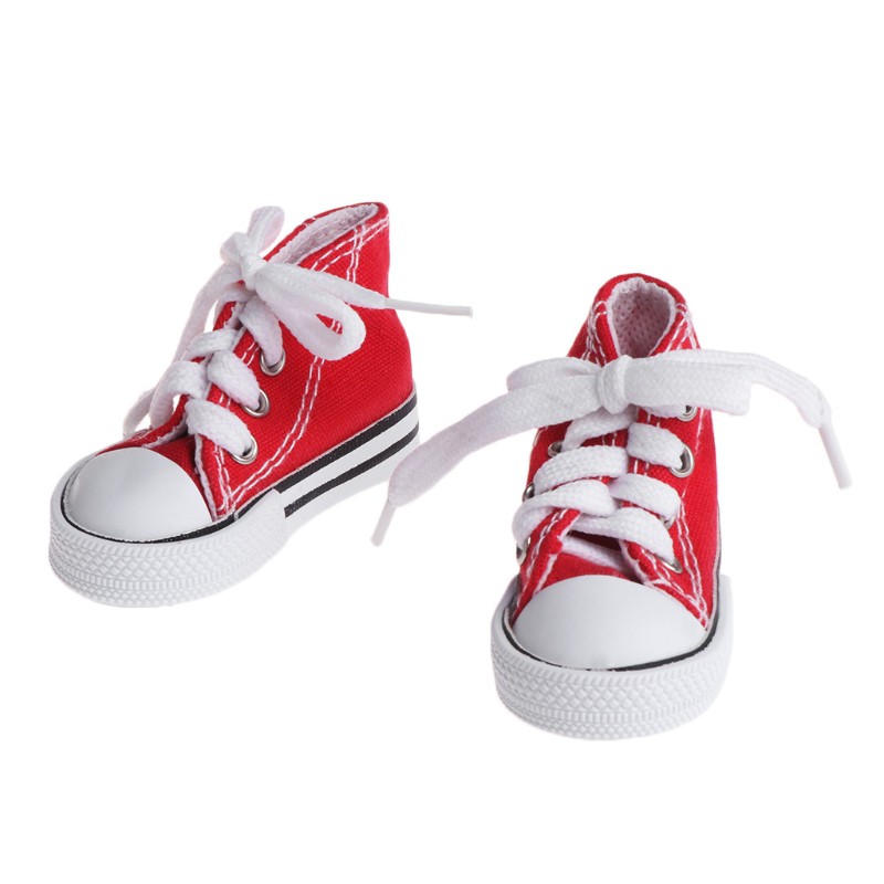 Giày thể thao canvas mini ấm áp thời trang cho búp bê