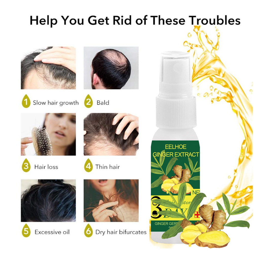 30ml Ginger Hair Care Growth Essence Oil Hair Loss Essence Hair Care