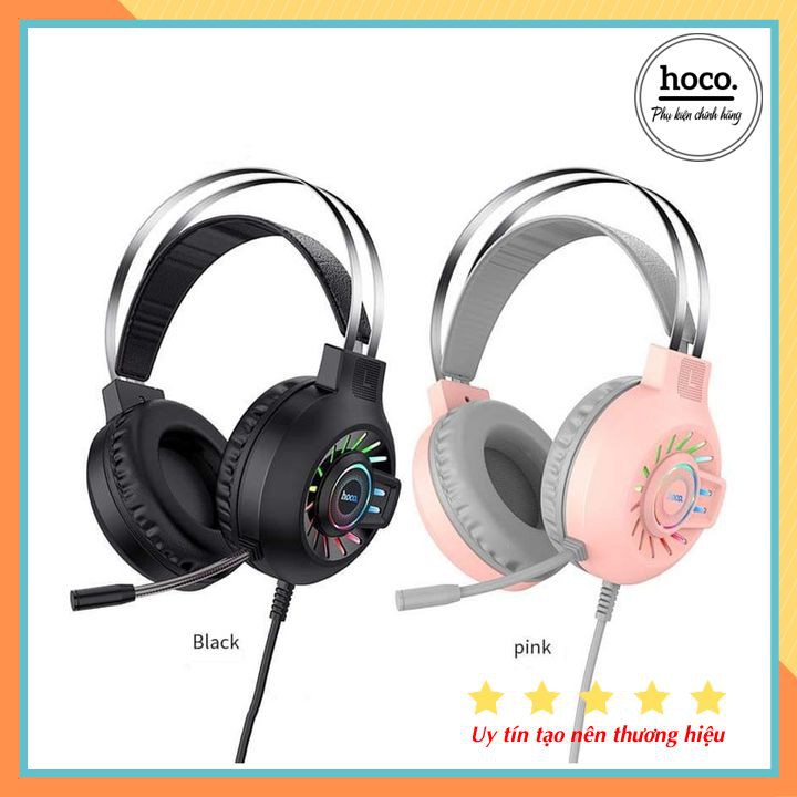 Tai Nghe Chụp Tai Dành Cho Game Thủ Hoco ESD04 Chính Hãng - Bảo Hành 12 Tháng