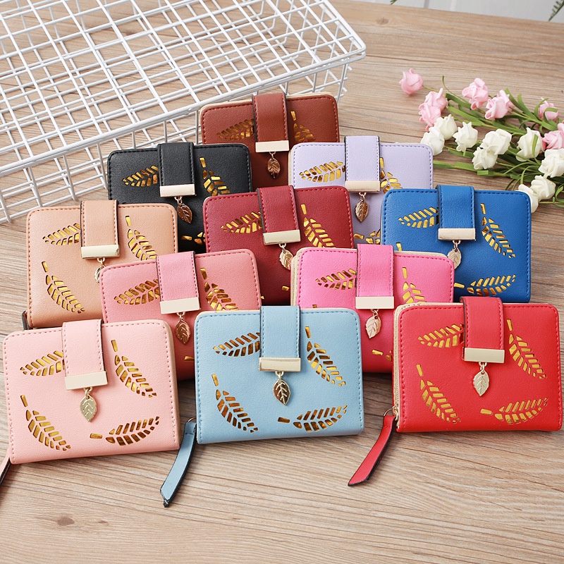 Ví nữ mini cao cấp ngắn cute nhỏ gọn bỏ túi thời trang giá rẻ MTD