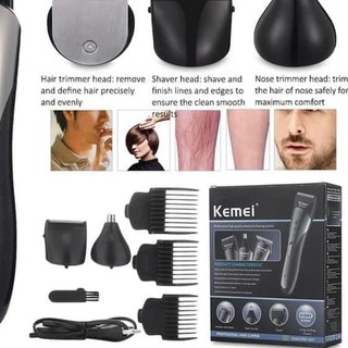 ✮ Tông đơ cắt tóc Kemei KM-1407 3 trong 1 ☝
