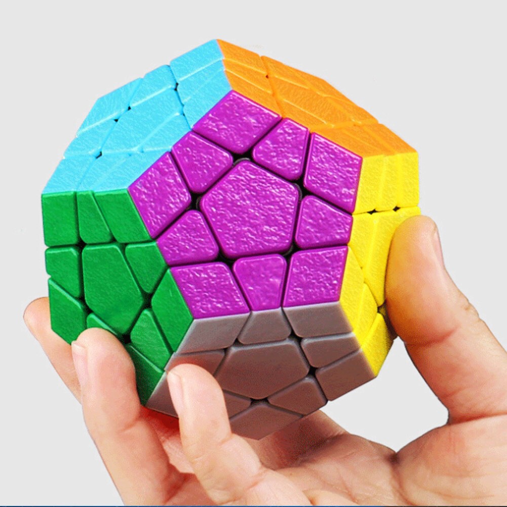 Rubik Megaminx - Rubik Biến Thể 12 Mặt Cao Cấp Xoay Trơn, Cực Mượt, Bẻ Góc Tốt