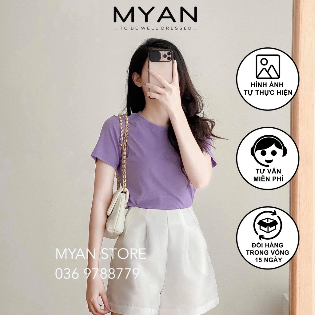 Áo Thun Nữ Cổ Tròn Nhiều Màu MYAN - A012173 (718)
