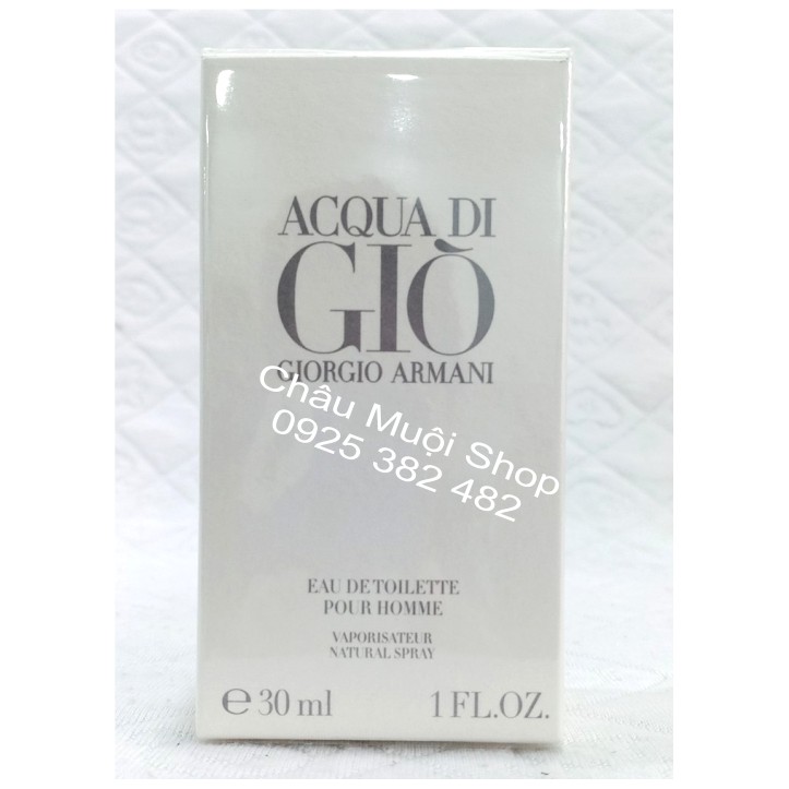 Nước Hoa  Acqua Di Giò For Men -30ml- Giorgio Armani -Hàng Xách Tay Mỹ