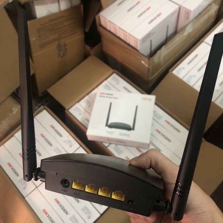 Bộ phát Router Wifi thông minh chuẩn N tốc độ 300Mbps HIKVISION DS-3WR3N I Hàng chính hãng I Bảo hành 24 tháng