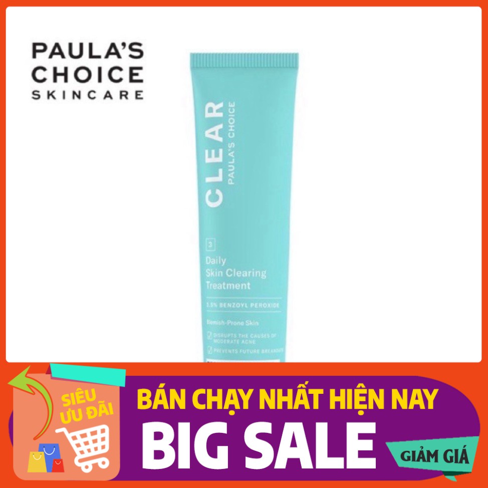 Kem Chấm Mụn Paula's Choice Clear Regular Strength Daily Skin Clearing Treatment 2,5% Benzoyl Peroxide