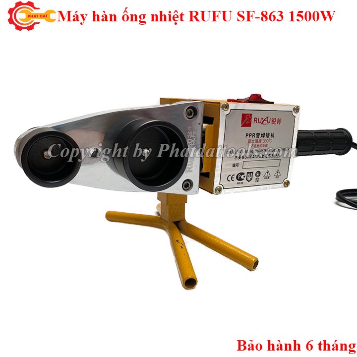 Máy hàn ống nhiệt cỡ lớn RUFU SF863 - Công suất 1500W - Đầy đủ phụ kiện-Bảo hành 6 tháng