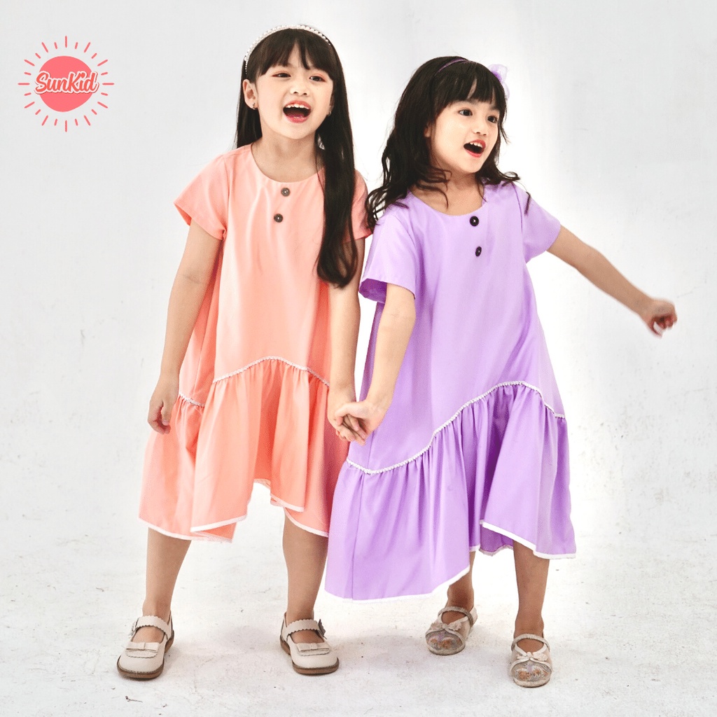 QUÀ TẶNG váy hè bé gái ngẫu nhiên Sunkid size trẻ em 4-12 tuổi