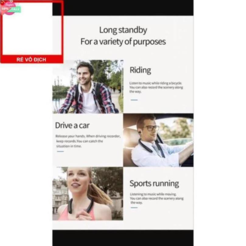 TAI NGHE BLUETOOTH LOA NGOÀI  KIÊM CAMERA THÍCH HỢP PHƯỢT VÀ DU LỊCH ALL IN 1 HP V9 | BigBuy360 - bigbuy360.vn