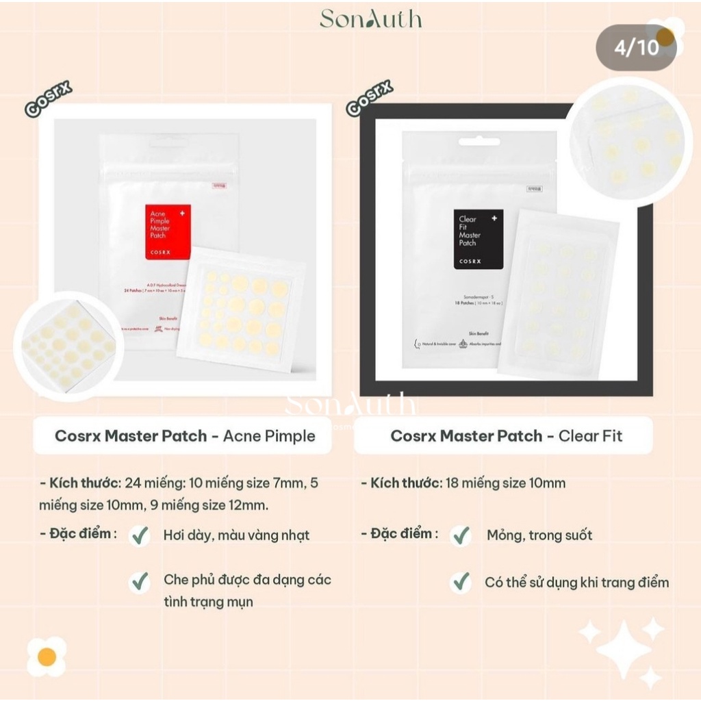 Dán mụn Cosrx Acne Pimple Master Patch