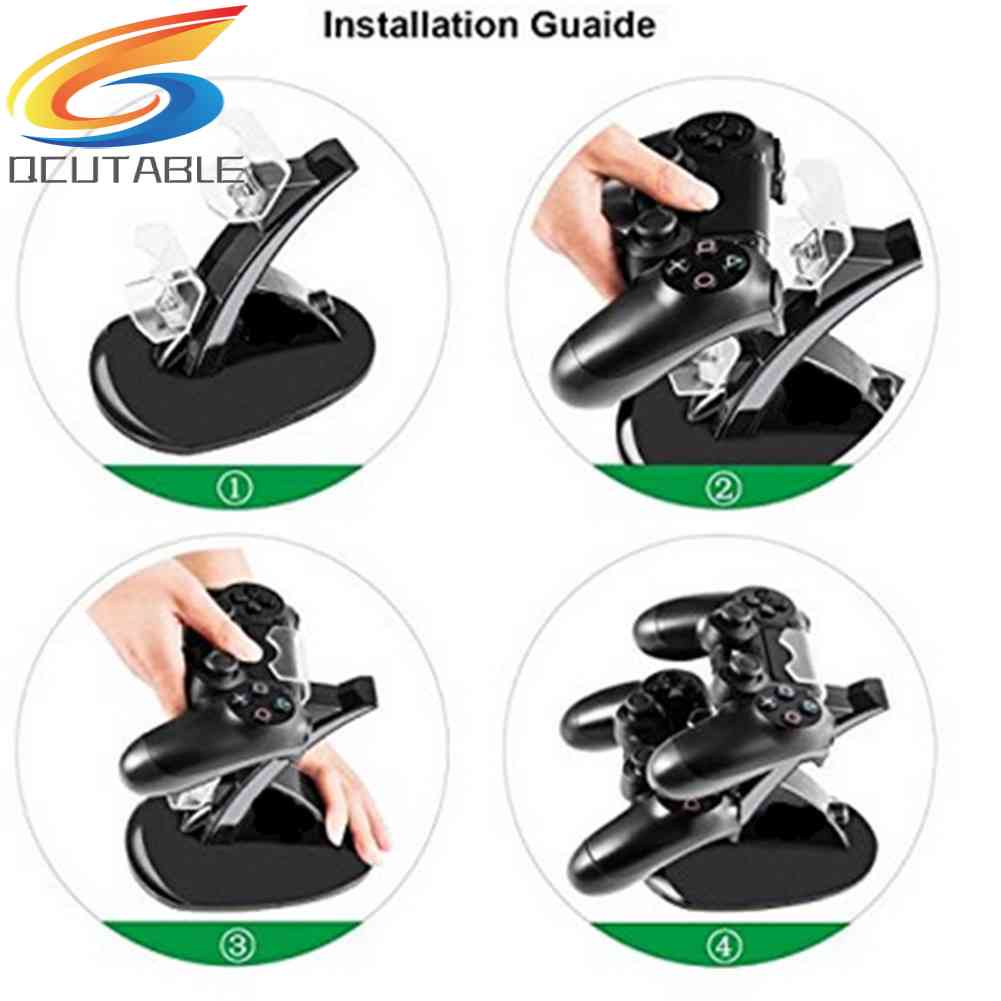 Giá Đỡ + Chuôi SạC USB Cho Tay CầM Chơi Game PS4