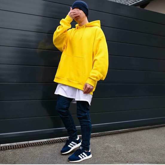 [ĐỦ SIZE - Kèm hình thật] Hoodie trơn nỉ dày vàng yellow basic hoodie unisex | WebRaoVat - webraovat.net.vn