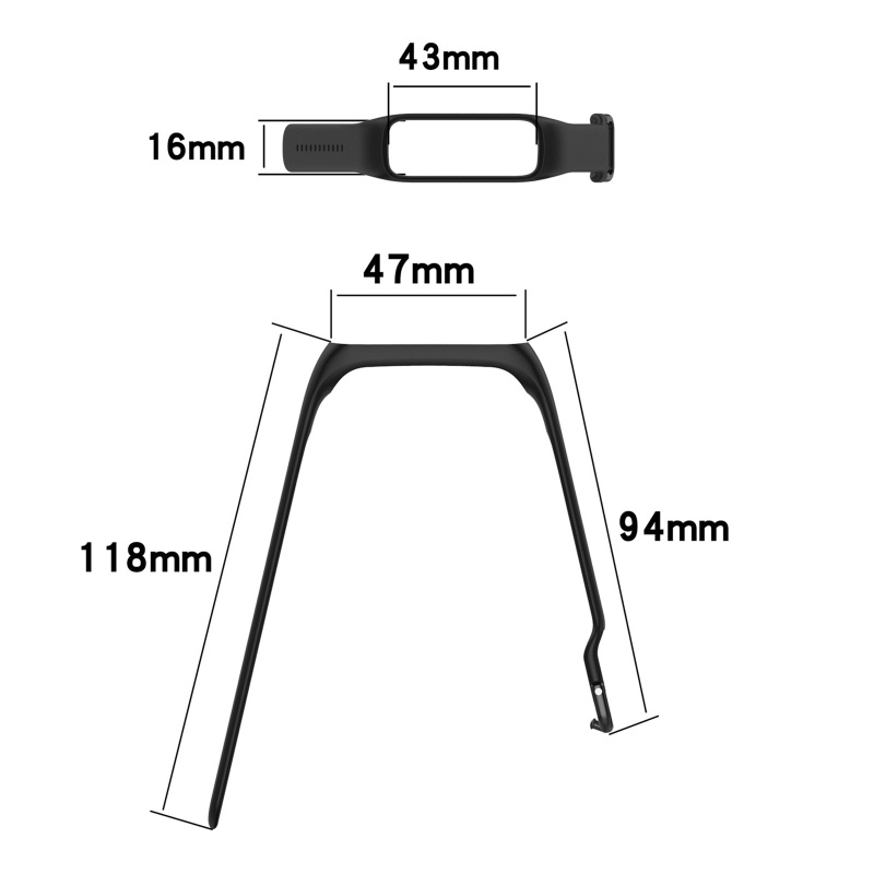Dây đeo thay thế chất liệu silicon màu trơn cho Samsung -Galaxy Fit2 R220
