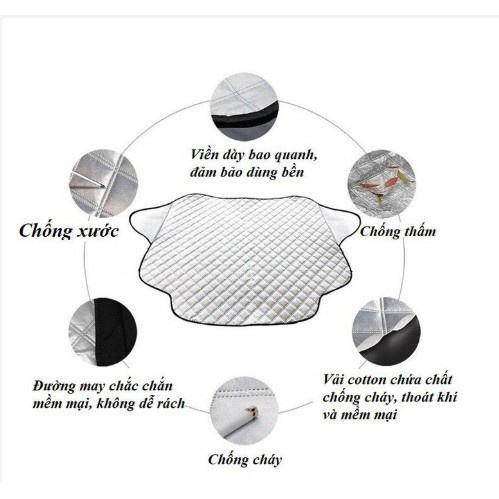 Bạt che nắng kính lái ô tô - Cách nhiệt chống nóng hiệu quả