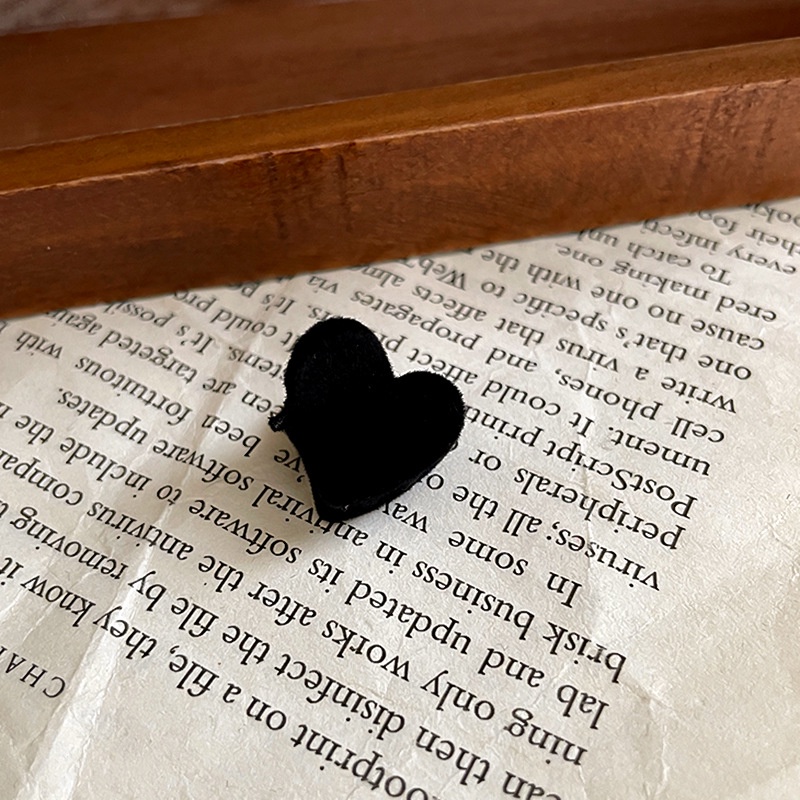 DREJEW Kẹp Tóc Hình Trái Tim Nhỏ Dễ Thương Thời Trang Thu Đông Cho Nữ 2