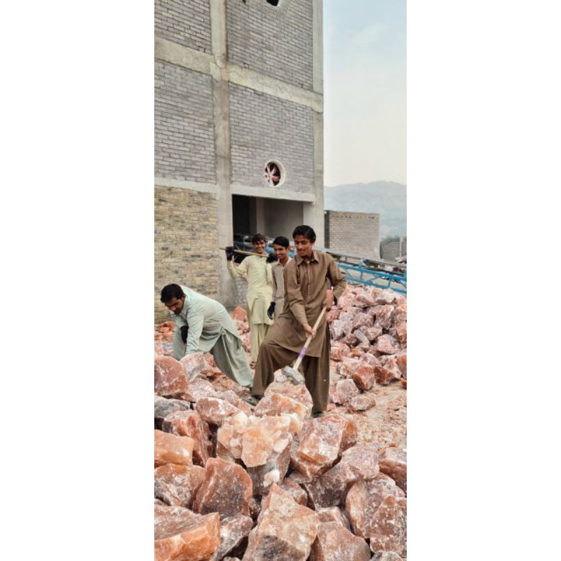 1 kg Đá Muối Himalaya -Chính Hãng Pakistan Viên Nhỏ Làm Đèn Ngủ Để Bàn