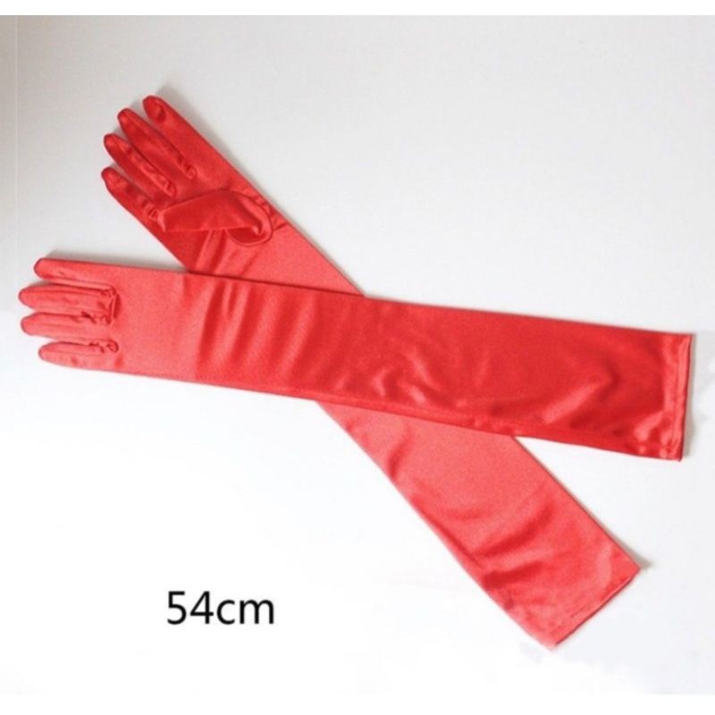 Găng tay vải dáng dài găng tay dự tiệc cho nữ