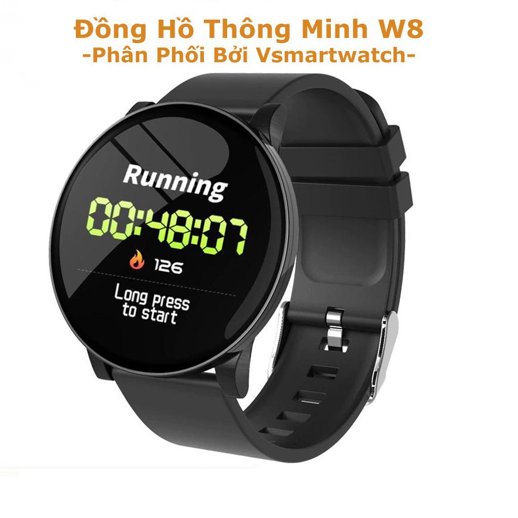 Đồng Hồ Thông Minh W8 - Smart Watch W8 Theo Dõi Sức Khỏe - Hỗ Trợ Văn Bản Tiếng Việt