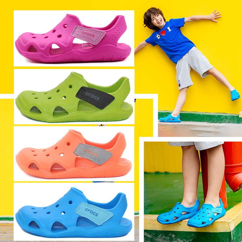 Xăng đan crocs Chính Hãng Unisex Cho Bé Trai Bé Gái 204021]