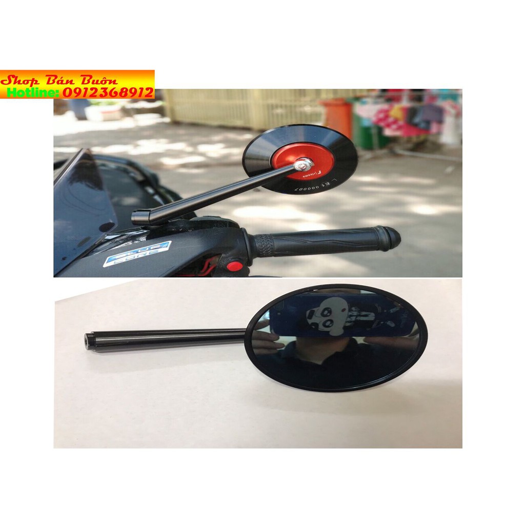 Gương tròn rizoma , gương chiếu hậu tròn rizoma loại cnc cao cấp (giá 1 chiếc)