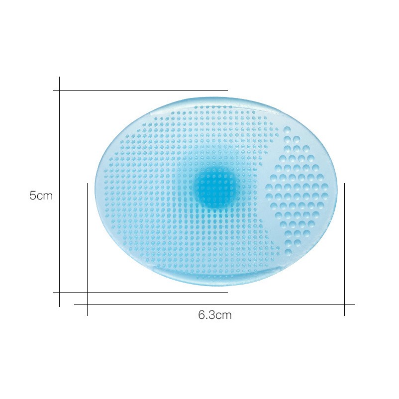 Miếng rửa mặt, massage silicon siêu mềm cho bé - Có hộp đựng