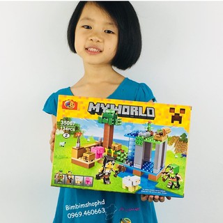 Xếp hình LeGo My World Siêu Hot mới. Lego Đồ Chơi xếp hình, lắp ráp cho bé trai