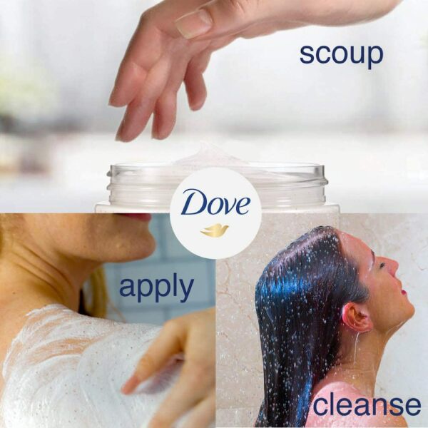 Kem Tẩy Tế Bào Chết Toàn Thân Dove Exfoliating Body Polish Crushed Macadamia &amp; Rice Milk 225ml