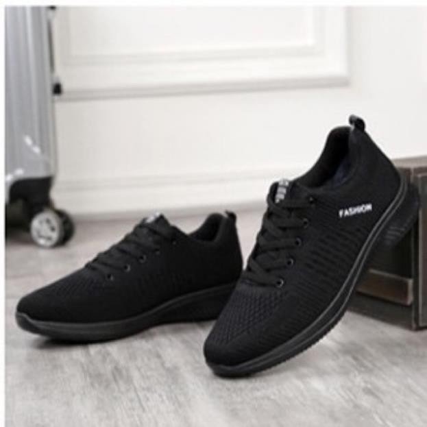 ( đủ Size) Giày nam thể thao FASHION cao cấp màu đen (Mẫu mới- Ảnh thật- Hàng Cao Cấp- Bền- Rẻ- Đẹp) Real * 2021