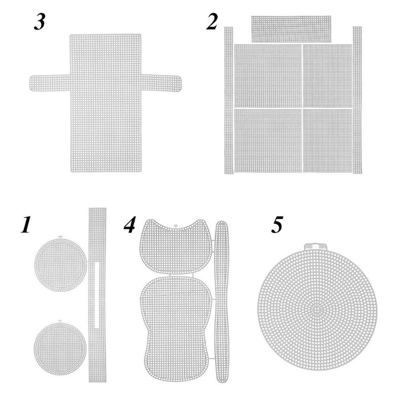 Set Nhựa Canvas Chuyên lót khung Túi Xách [nhiều Mẫu]