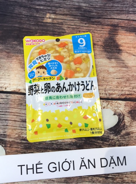 Cháo, Nui, Udon ăn liền Wakodo 80gr