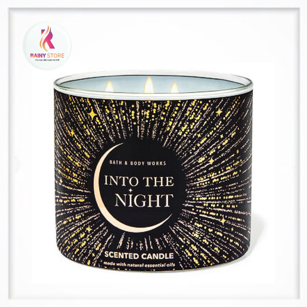 Nến thơm 3 tim Bath &amp; Body Works Into The Night 411g