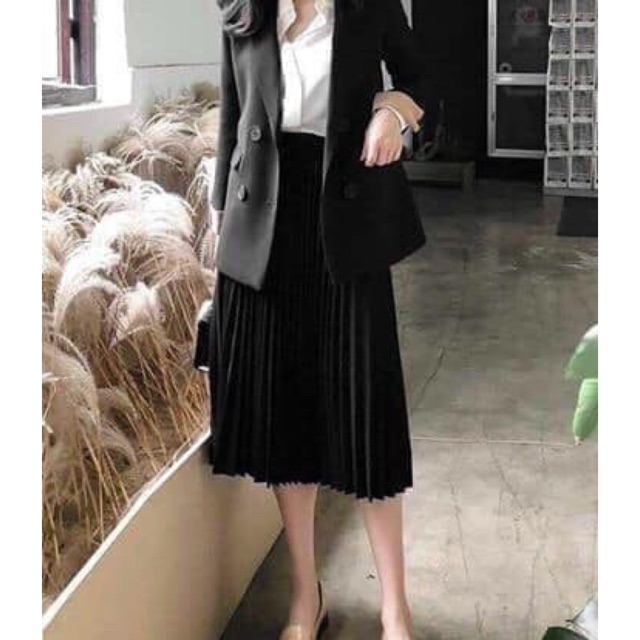 Chân váy xếp li