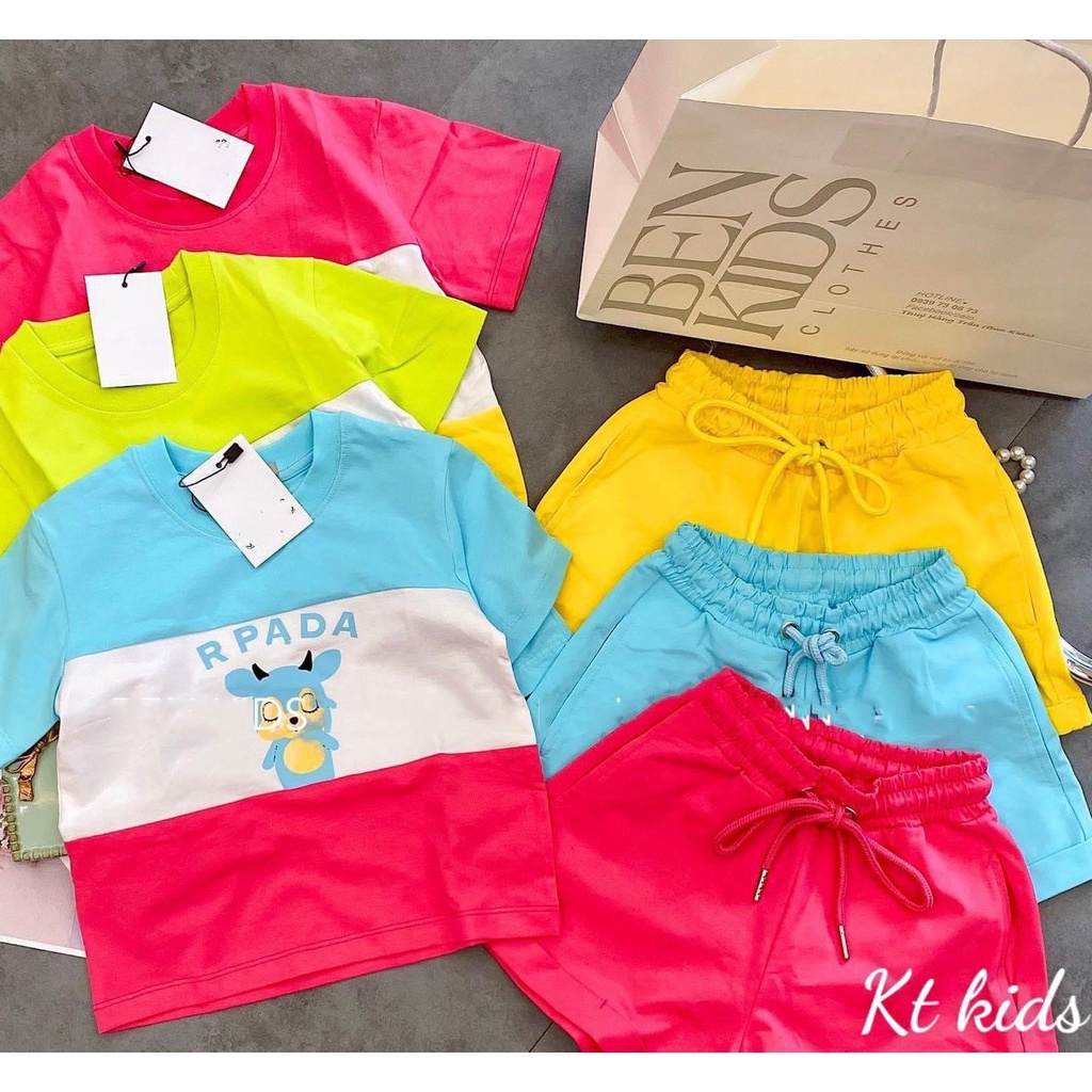 SET THUN 3 MÀU RPADA CHO BÉ GÁI