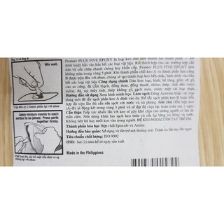 Keo dán Eboxy đa năng - 2 thành phần