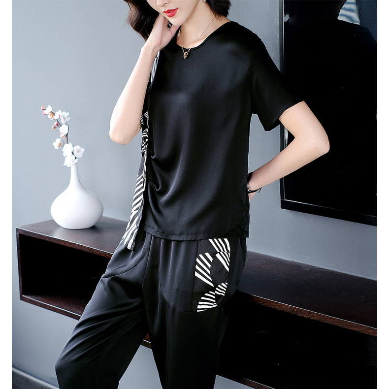 BM9631 - Set áo và quần nữ cho người mập