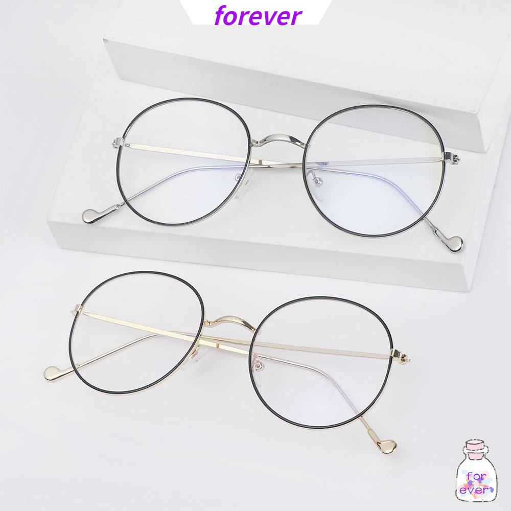 Mắt Kính Gọng Tròn Bằng Kim Loại Siêu Nhẹ Phong Cách Thời Trang Vintage