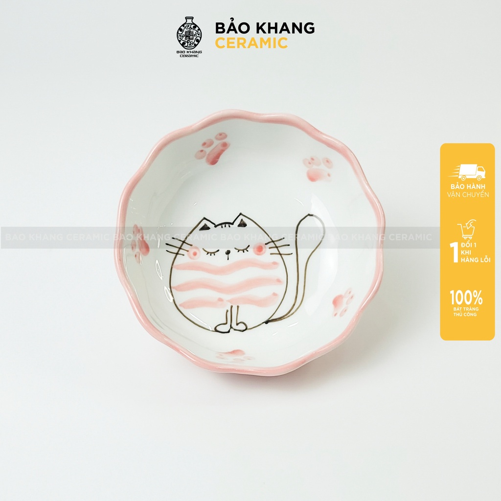 Bát ăn dặm cho bé , bát ăn chè gốm sứ vẽ tay men suất khẩu cao cấp Tổng kho gốm sứ Bát Tràng