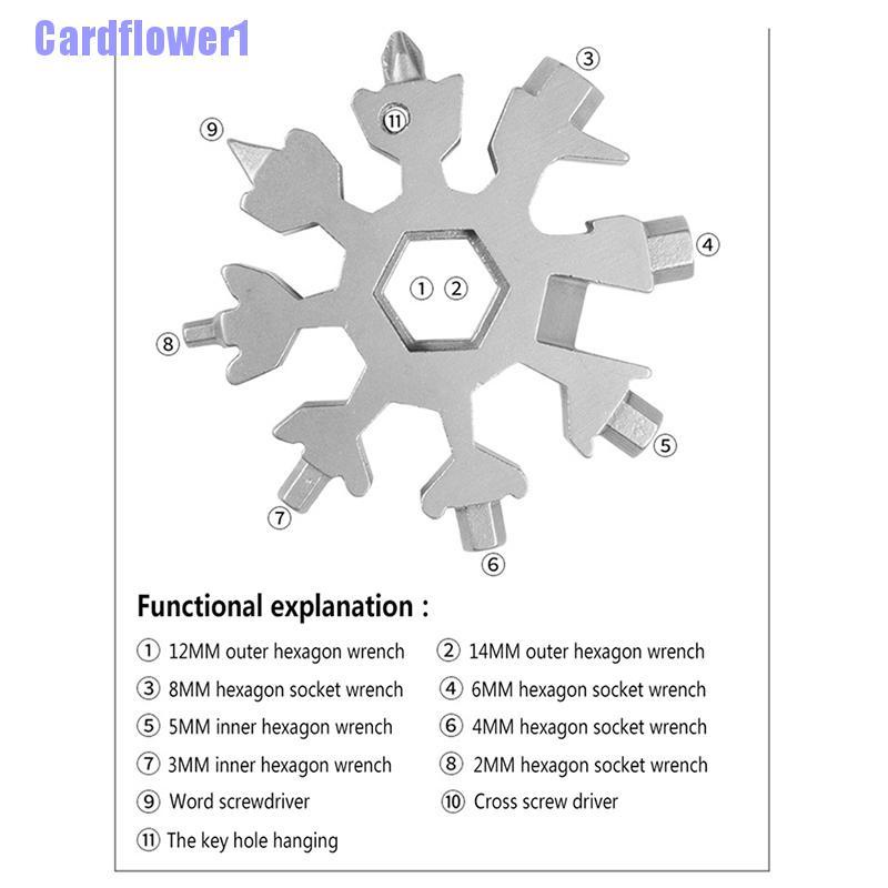 Thắt Lưng Mini 18 Trong 1 Có Túi Hình Bông Tuyết
