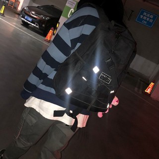(Order) Balo phản quang ulzzang HQ loại 1 logo đen