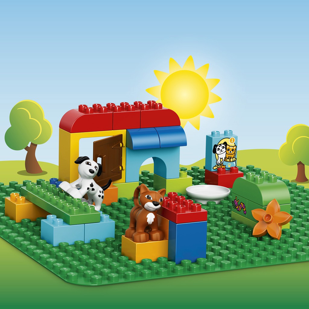 LEGO DUPLO 2304 Đế lắp ráp lớn màu xanh ( 1 Chi tiết) Đồ chơi lắp ráp giáo dục