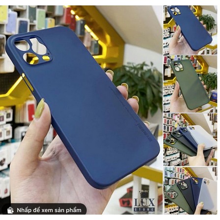 ỐP IPHONE 12 -CHÍNH HIỆU MEMUMI SIÊU MỎNG BẢO VỆ CAMERA CHO IPHONE 12/ PRO / MAX 0.3MM