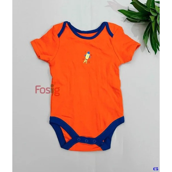 [8-9kg 12-13kg] Bodysuit Tay Ngắn Bé Trai Màu Đỏ Hoạ tiết