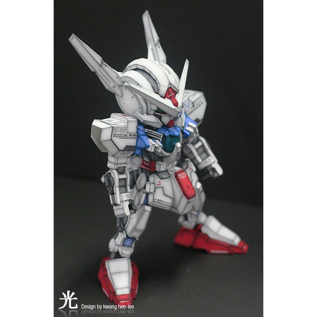 Diy Papercraft SD Gundam GNY-001ASTRAEA-Ver. Đồ Chơi Xếp Hình 3D Thủ Công Độc Đáo